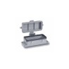 Embase encastrée 16B, Aluminium moulé sous pression, Alliage de zinc moulé, IP65, Sortie basse